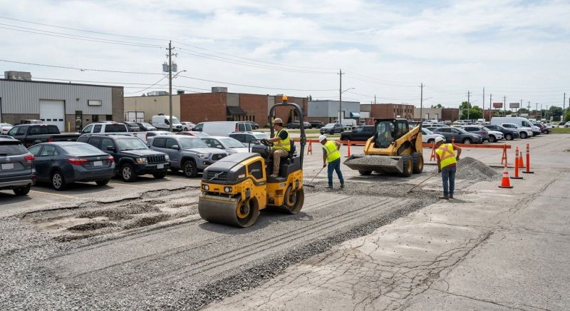 Parking Lot Leveling in Gainesville, GA