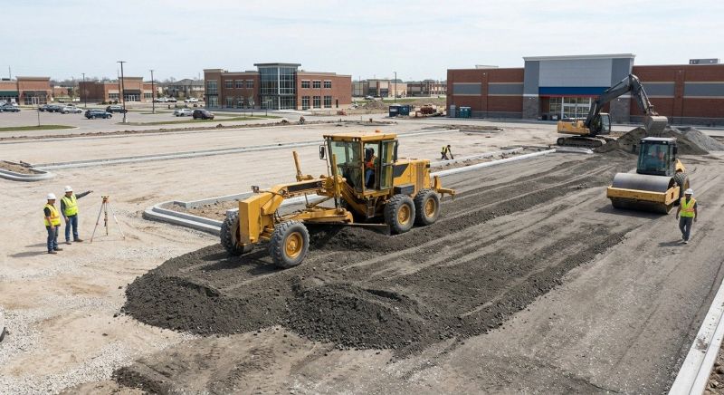 Parking Lot Gravel Repair in Pearland, TX