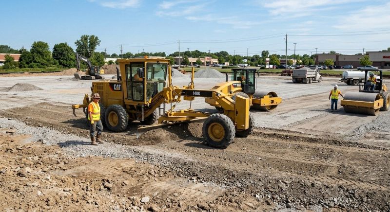 Parking Lot Leveling in Buford, GA